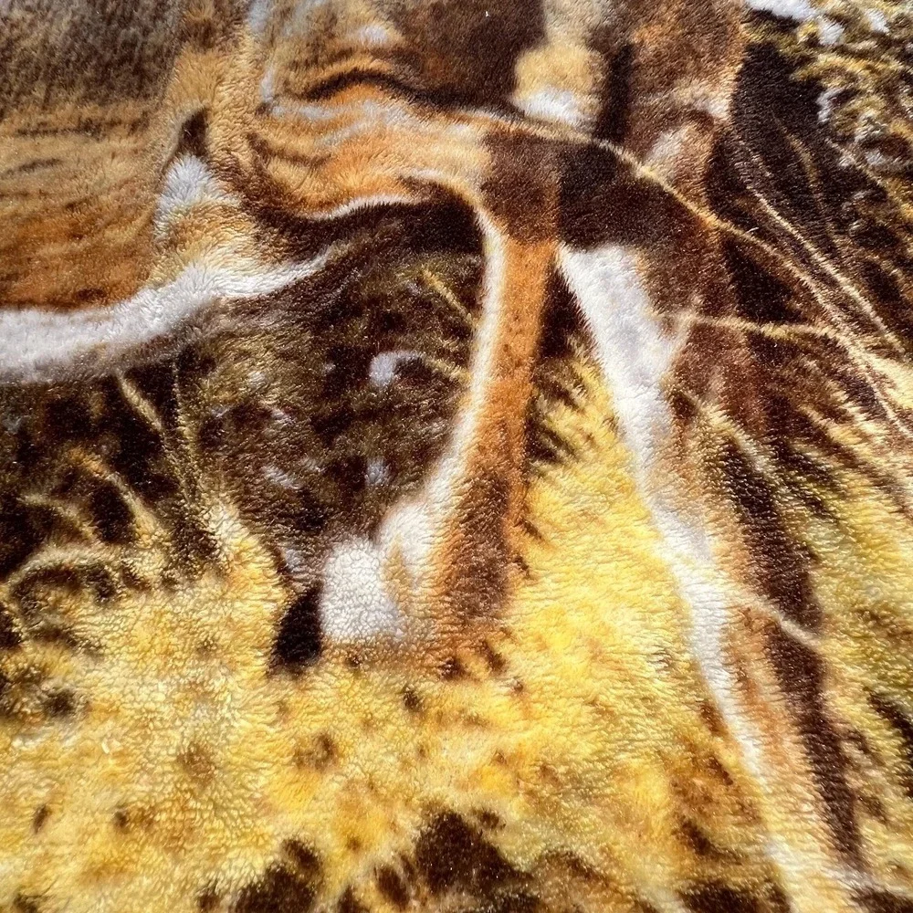 Vintage Deer Fleece Throw Blanket | 50x60